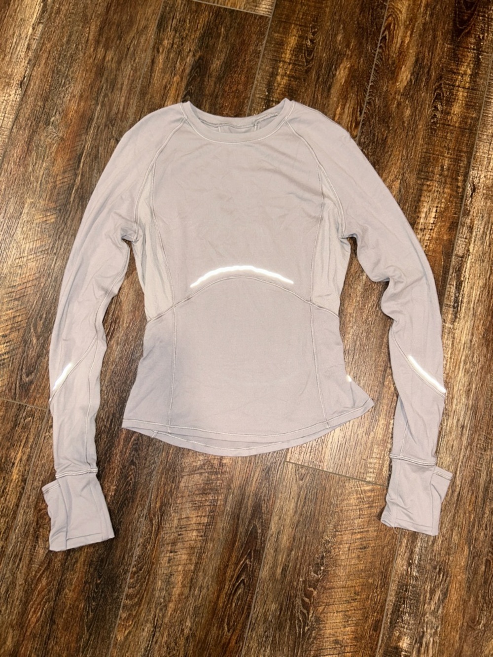Women's Long-Sleeve Crewneck Performance Top - Light Mauve